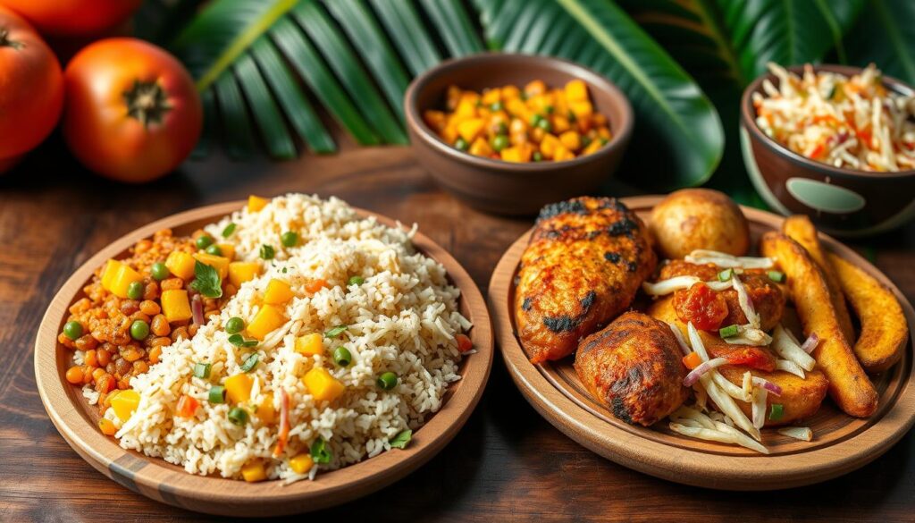 Accompagnements traditionnels poulet coco antillais Accompagnements traditionnels poulet coco antillais