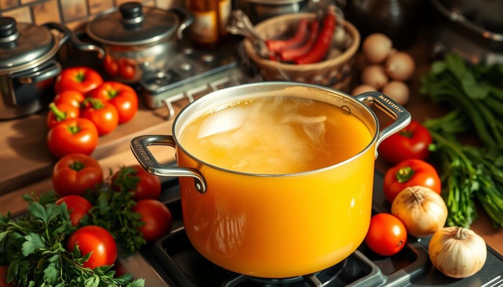 Bouillon pour recette fideua poulet Bouillon pour recette fideua poulet
