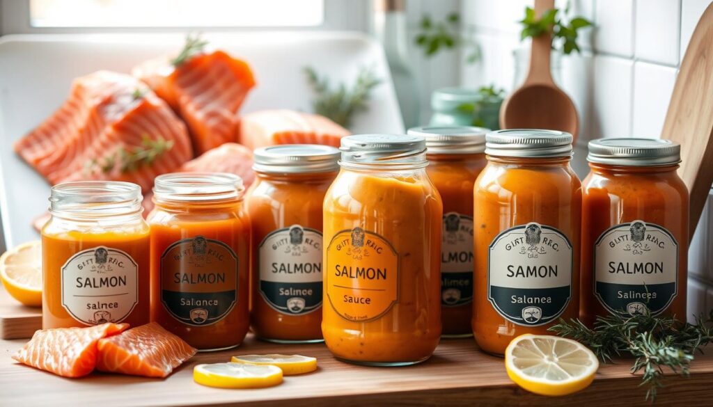 Conservation des sauces pour saumon Conservation des sauces pour saumon