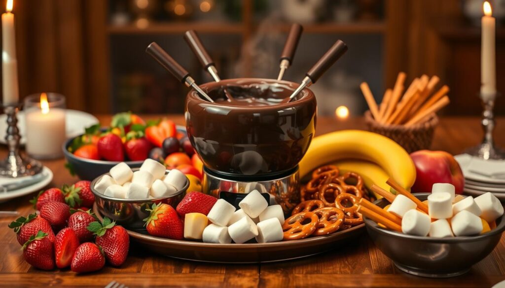 Fondue au chocolat noir Fondue au chocolat noir
