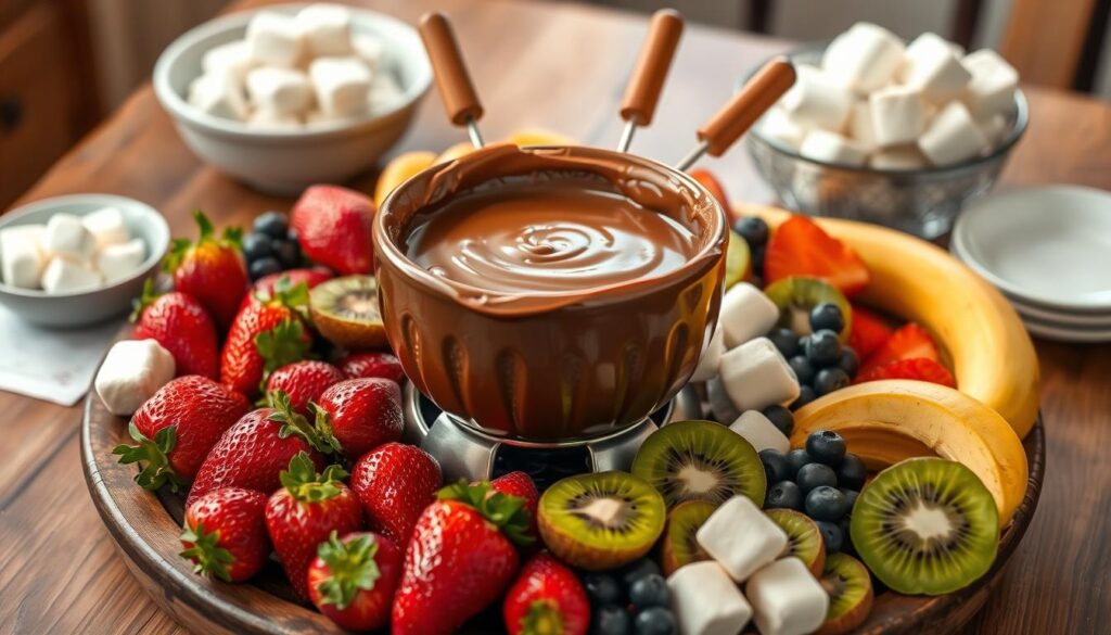 Fondue au chocolat sans allergènes Fondue au chocolat sans allergènes