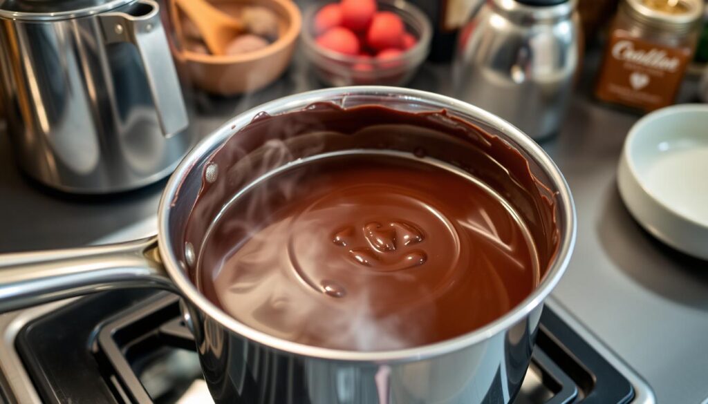 Préparation fondre chocolat marquise Préparation fondre chocolat marquise