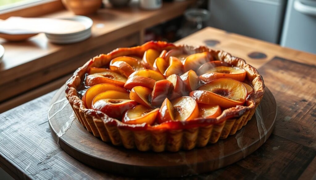 Tarte Tatin démoulage technique Tarte Tatin démoulage technique