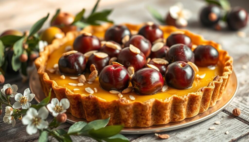 Tarte mirabelle aux amandes Tarte mirabelle aux amandes