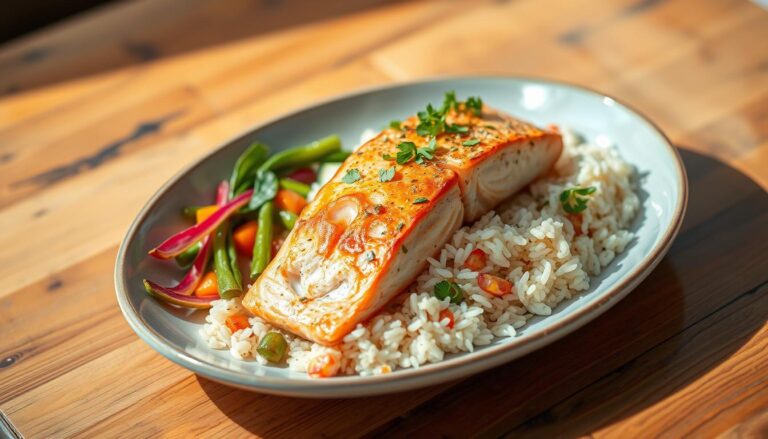 recette riz au saumon