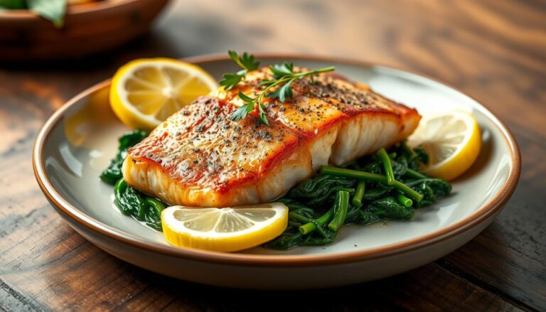recette saumon aux épinards