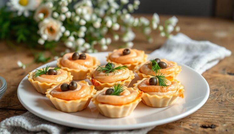 recette tartelette au saumon